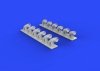 Eduard 632081 P-39Q/ N exhaust stacks KITTY HAWK 1/32 